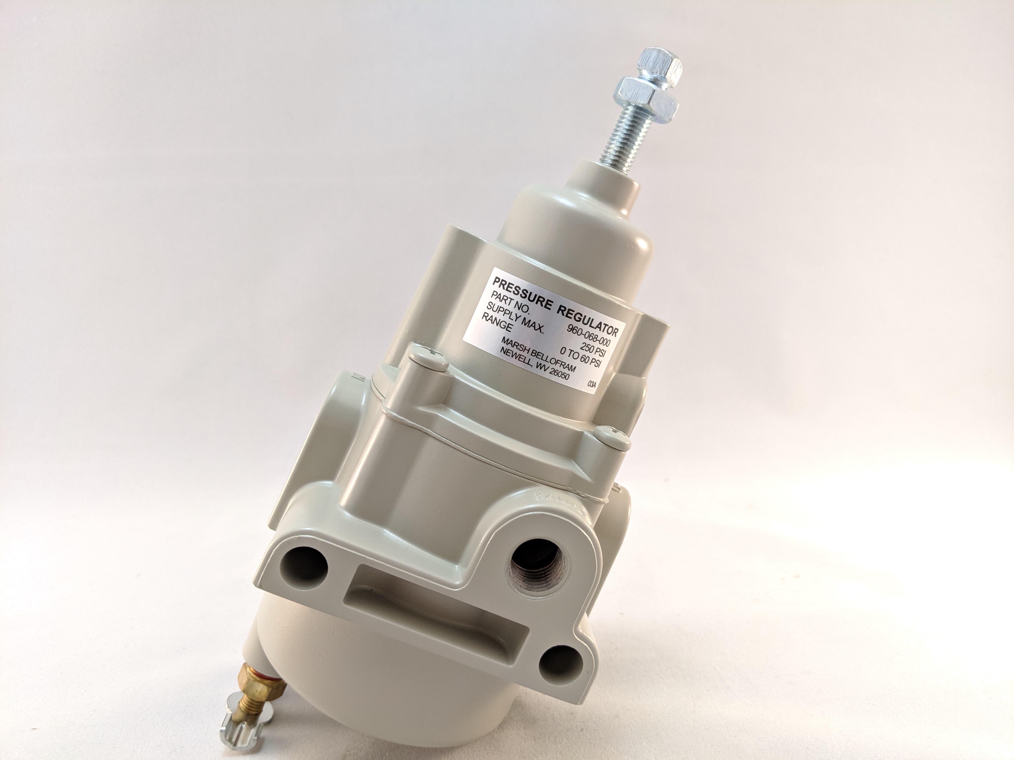 REGULATOR TYPE 50 1/4" PORTS 0-60 PSI W/FILTER & DRIPWELL
