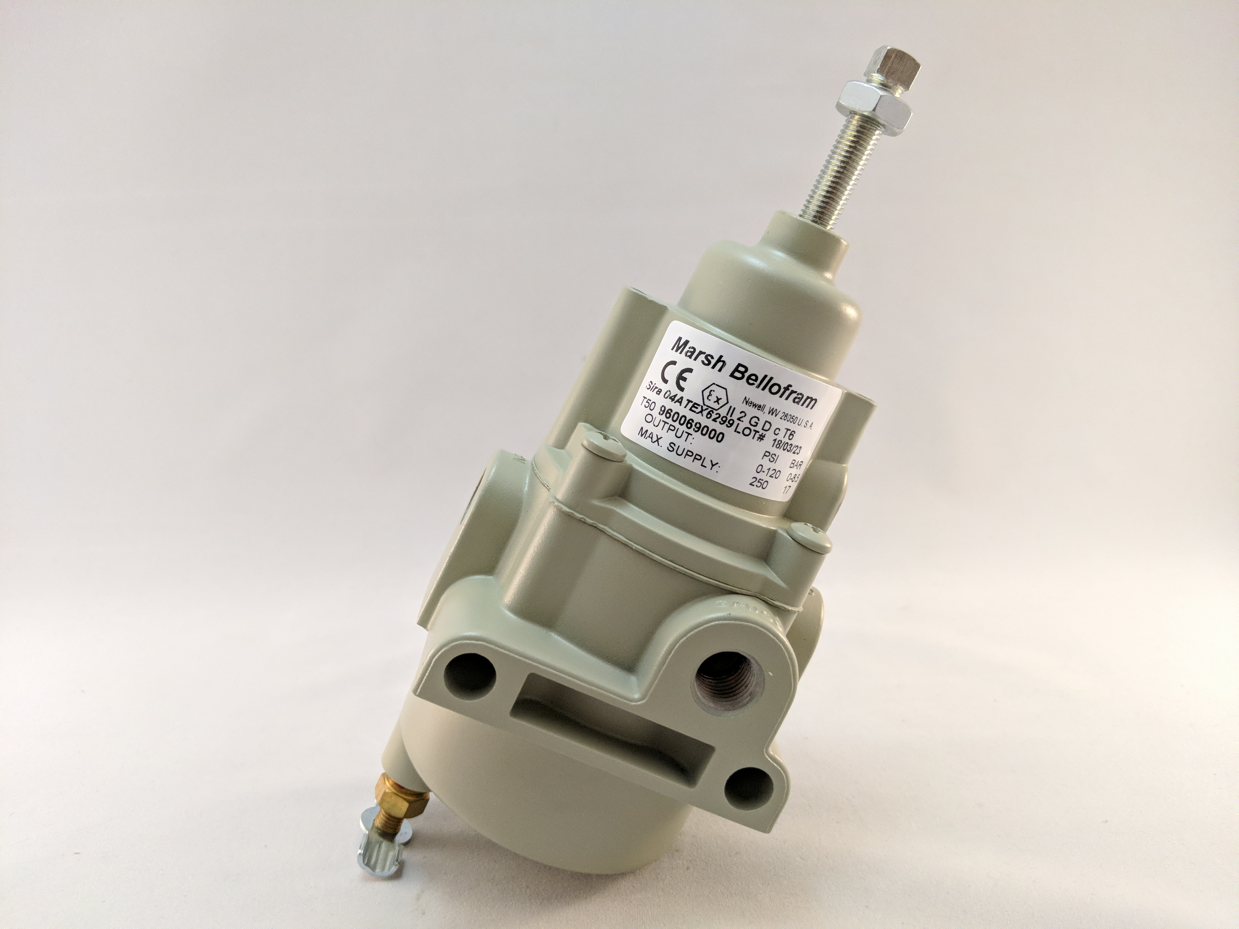 REGULATOR TYPE 50 1/4" PORTS 0-120 PSI W/FILTER & DRIPWELL
