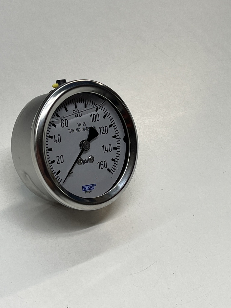 233.53.063  Liquid-filled case, 2.5" Dial, 0-160PSI  1/4 NPT Center Back Mount