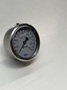 233.53.063  Liquid-filled case, 2.5" Dial, 0-160PSI  1/4 NPT Center Back Mount