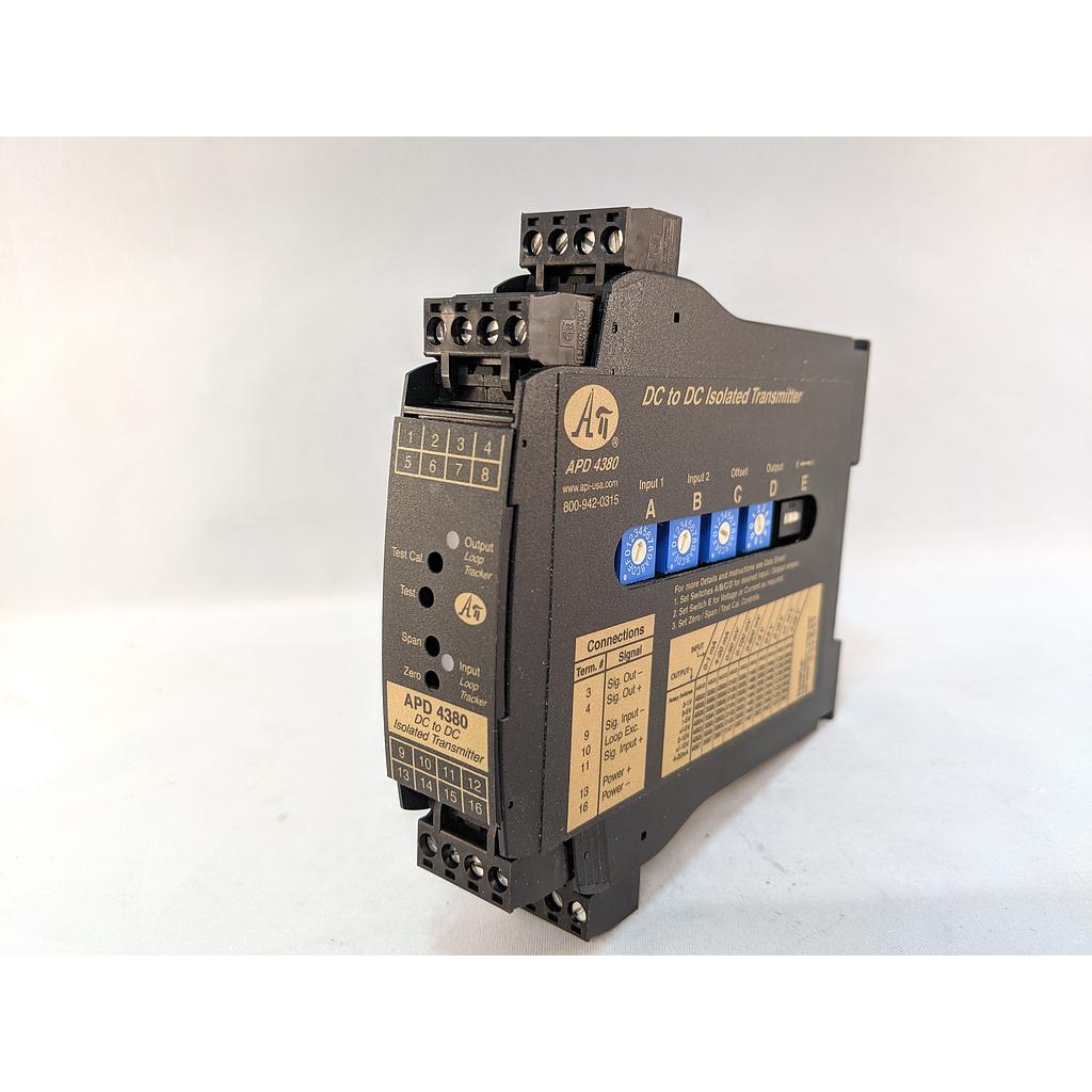 DIN MOUNT DC/DC TRANSMITTER FIELD RANGEABLE 9-30VDC POWER, FAST RESPONSE TIME