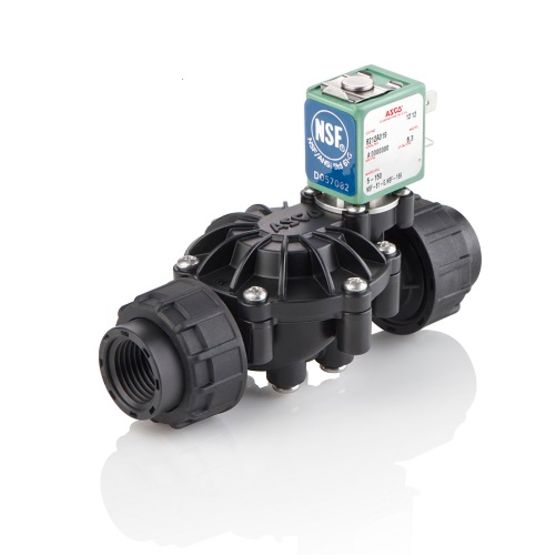 212 Series Composite Valve (8212), 3/4" NPT, 120-110 VAC, Plastic, 2 Way-2/2 NC