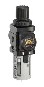 ARO Miniature Filter/Regulator-Gauge 1/4" 0-140PSI
