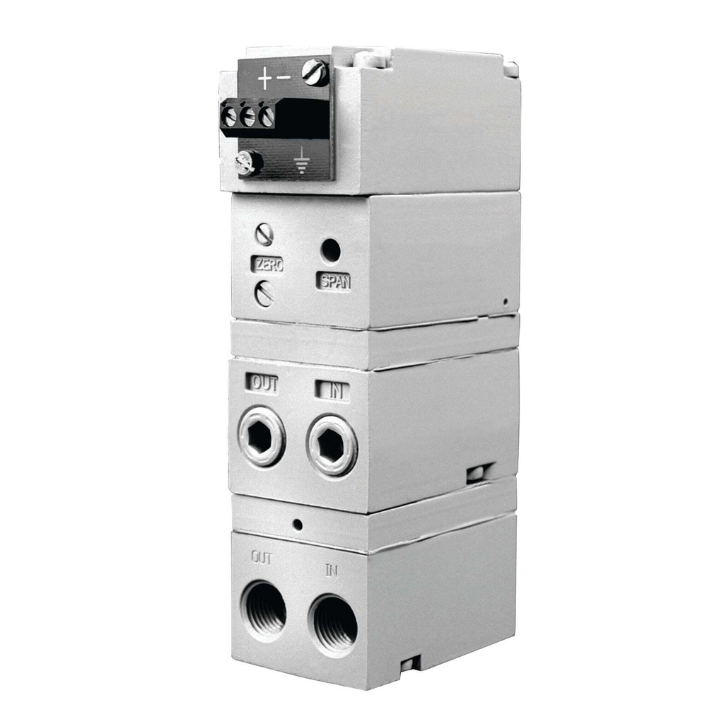 Bellofram T1500 NEMA 4X Transducer, 1/4" NPT Port, 4-20mA DC, 3-15 PSI, Terminal Block, Nitrile Elastomers, FM, CSA & ATEX Intrinsically Safe