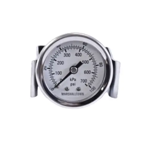 Marsh General Service Panel Mount Gauge 1.5", 200 PSI/KPa