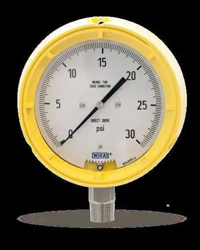 Wika 26x.34 Series 4.5" Pocan XSEL® Process Gauge, Monel® Alloy Parts