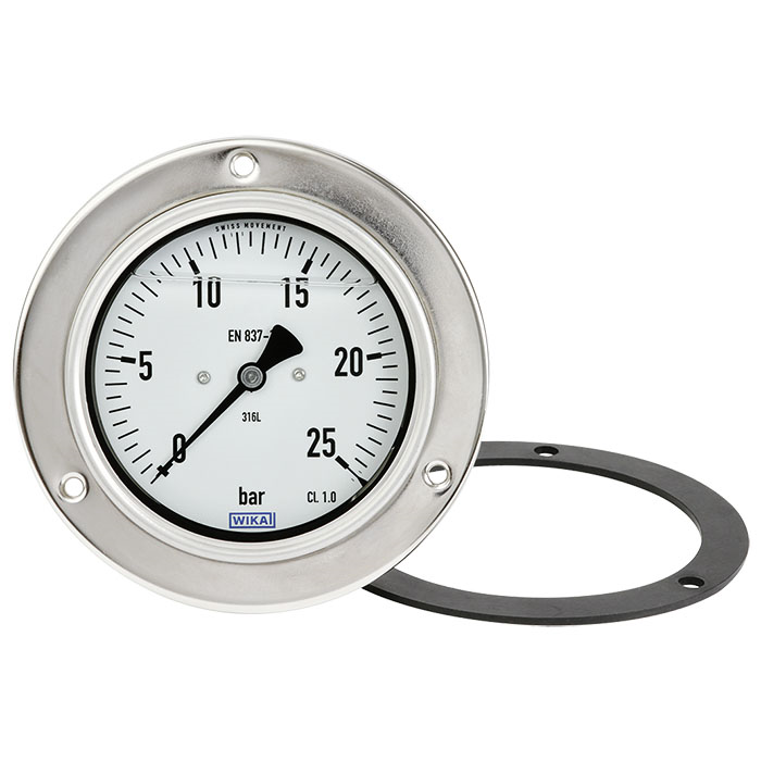 Wika PG23CP Series 4" SS Control Panel Gauge