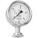 Wika PG43SA-D Series 100 mm Integrated Diaphragm Pressure Gauge