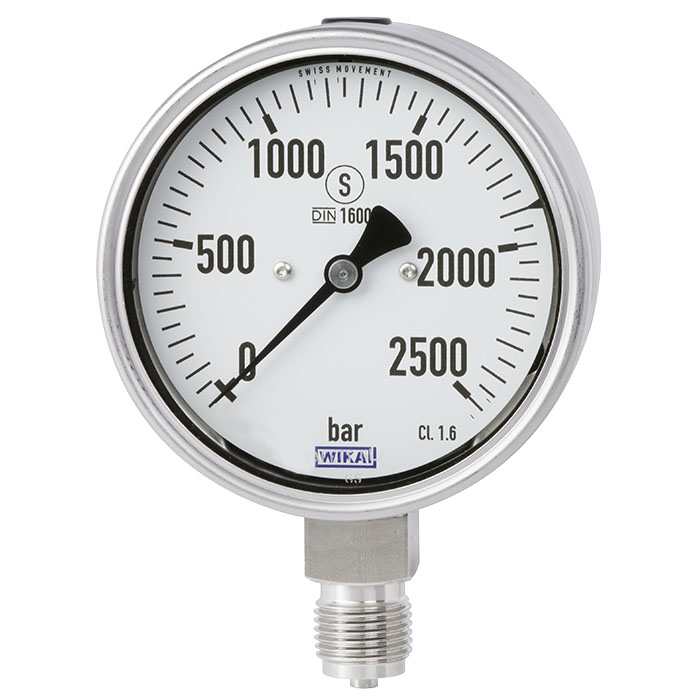 Wika PG23HP-S Series 6" SS High Pressure Gauge w/Safety Pattern