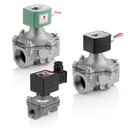 215 Series High-Flow Gas Shut-Off Solenoid Valve (8215), 1 1/2" NPT, 110-120 VAC, Aluminum, 2 Way-2/2 NC 