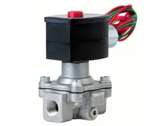 Asco 215 Series High-Flow Gas Shut-Off Solenoid Valve (8215), 1/2" NPT, 24 VAC, Aluminum, 2 Way-2/2 NC, Explosion Proof