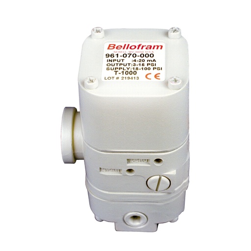[961-070-000] Bellofram Type 1000 I/P Transducer, 4-20 mA, 3-15 psi