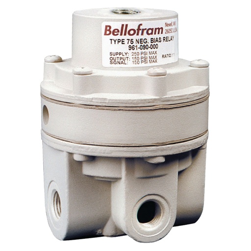 [961-066-000] Bellofram T75 Precision Relay, 1:1 Ratio, 3/8" NPT, 0-150 PSI