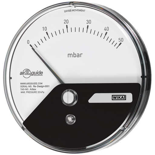 Wika A2G-5 Series 110 mm Eco Differential Pressure Gauge